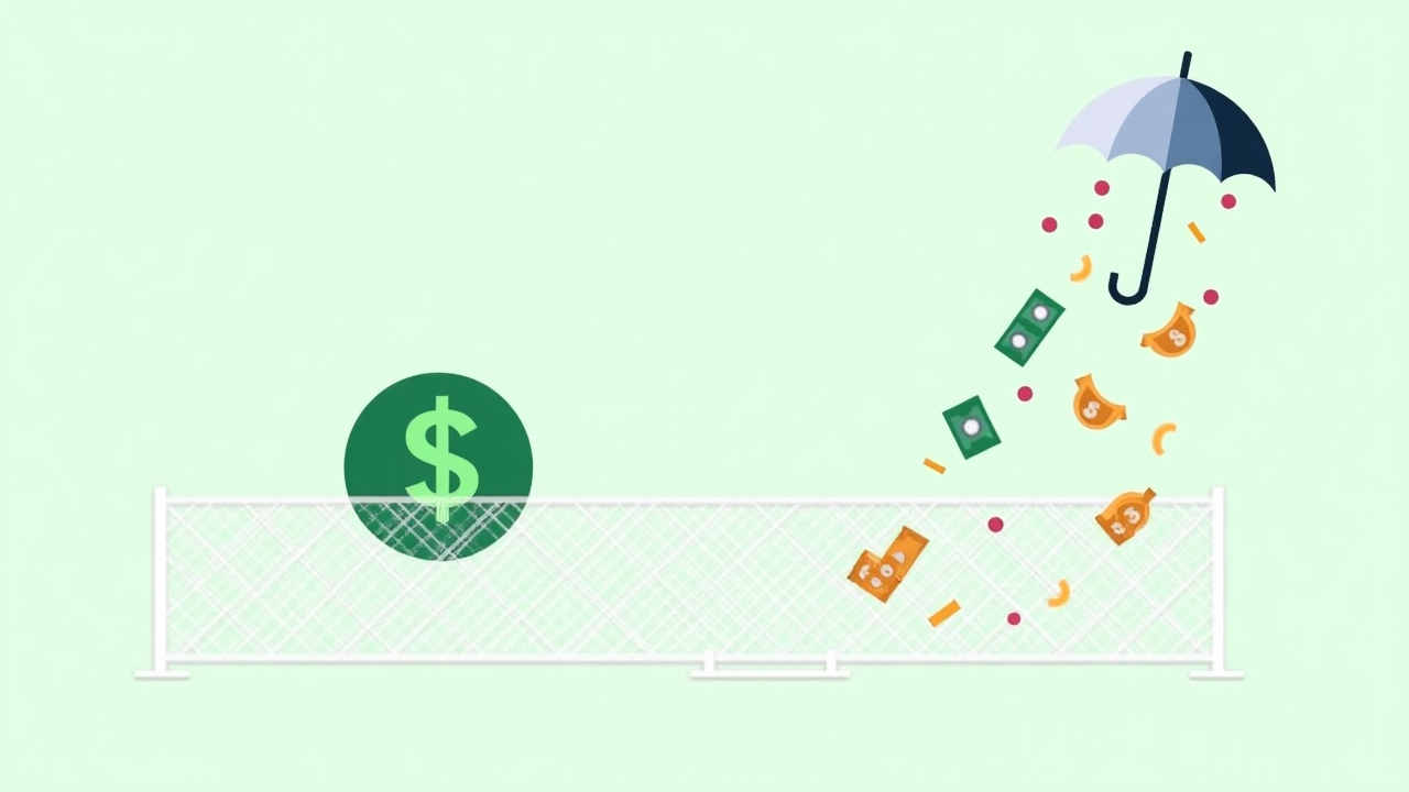 Emergency fund planning concept