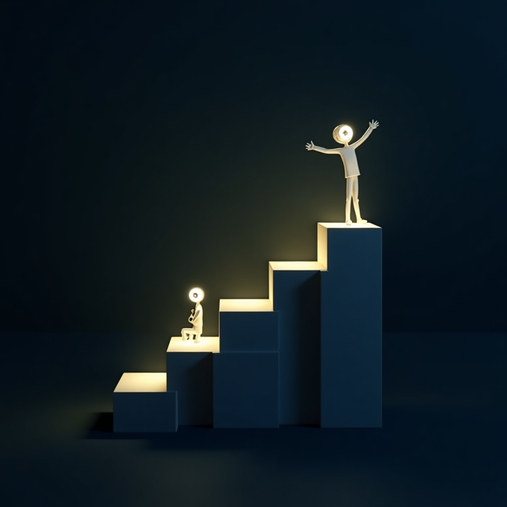 Visual representation of financial goals and planning