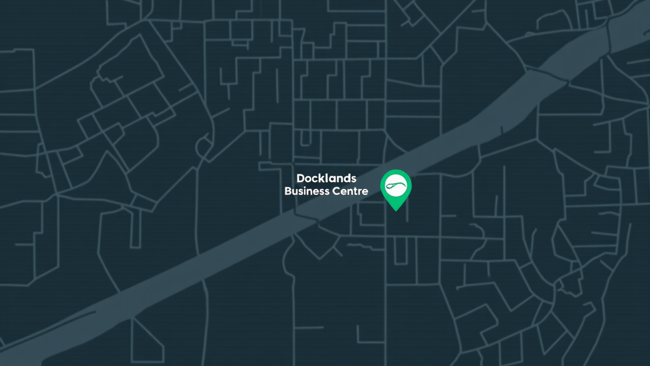 Map showing our location